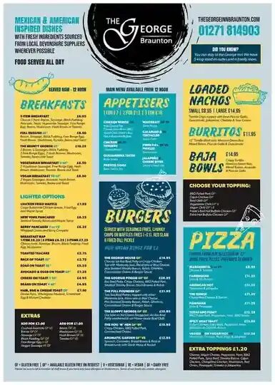Main menu thumbnail for The George Inn Braunton