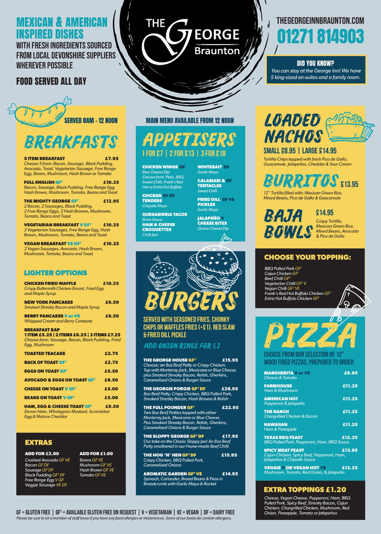The George Inn Braunton | Pub with Rooms • Food Served All Day