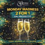 Monday prosecco offer at The George Inn Braunton
